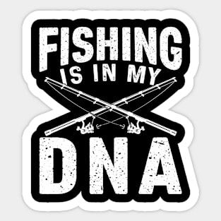 Fishing Is My Hobby And A Day Without Fishing Rod Funny Sticker